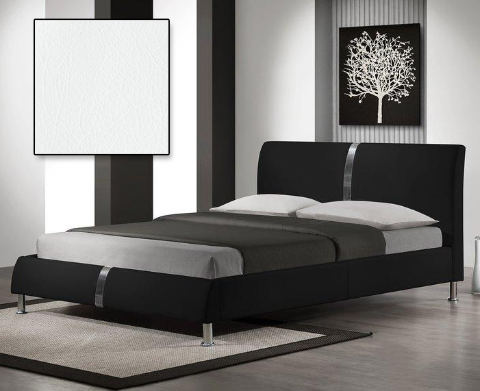 Madeleine Sängram och Huvudgavel Vitt Eco läder 4695 kr Trendrum se Madeleine Sängram och Huvudgavel Vitt Eco läder 4695 kr Trendrum se