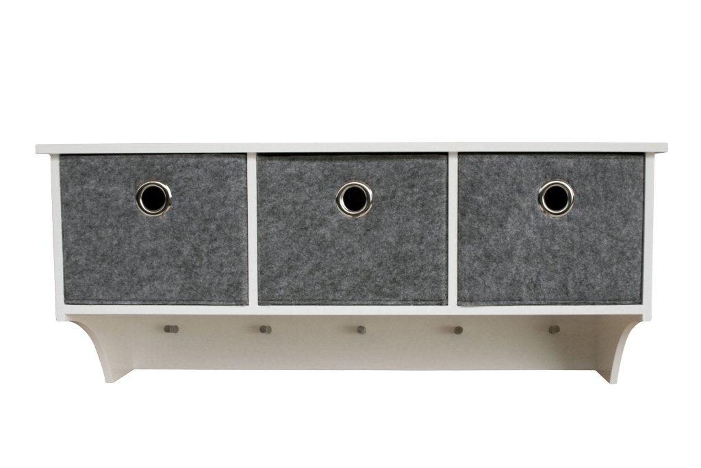 Hatthylla Nils med 3 korgar Vit 1295 kr Trendrum se Hatthylla Nils med 3 korgar Vit 1295 kr Trendrum se