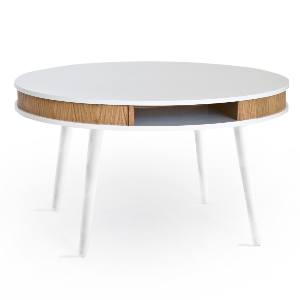 Hugo Soffbord Runt Vit Ek Vita ben 4190 kr Trendrum se Hugo Soffbord Runt Vit Ek Vita ben 4190 kr Trendrum se