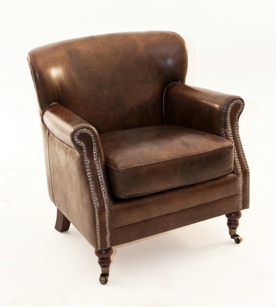 Oxford fåtölj Brunt skinn 7095 kr Trendrum se Oxford fåtölj Brunt skinn 7095 kr Trendrum se
