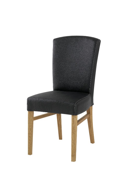 Chili stol svart Oljad ek svart skinn 1795 kr Trendrum se Chili stol svart Oljad ek svart skinn 1795 kr Trendrum se