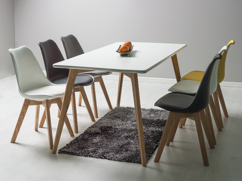 Bord Linköping 160 cm Vit Ek 2795 kr Trendrum se Bord Linköping 160 cm Vit Ek 2795 kr Trendrum se