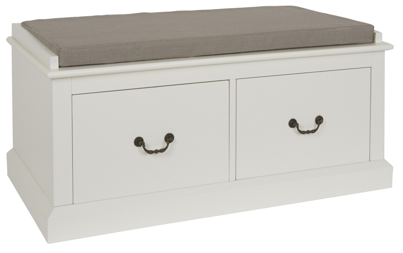 Sofia bänk med 2 lådor Antik Vit 1395 kr Trendrum se Sofia bänk med 2 lådor Antik Vit 1395 kr Trendrum se