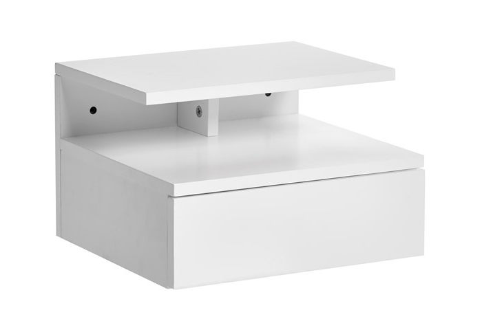 Wally sängbord vägghängt Vit 495 kr Trendrum se Wally sängbord vägghängt Vit 495 kr Trendrum se