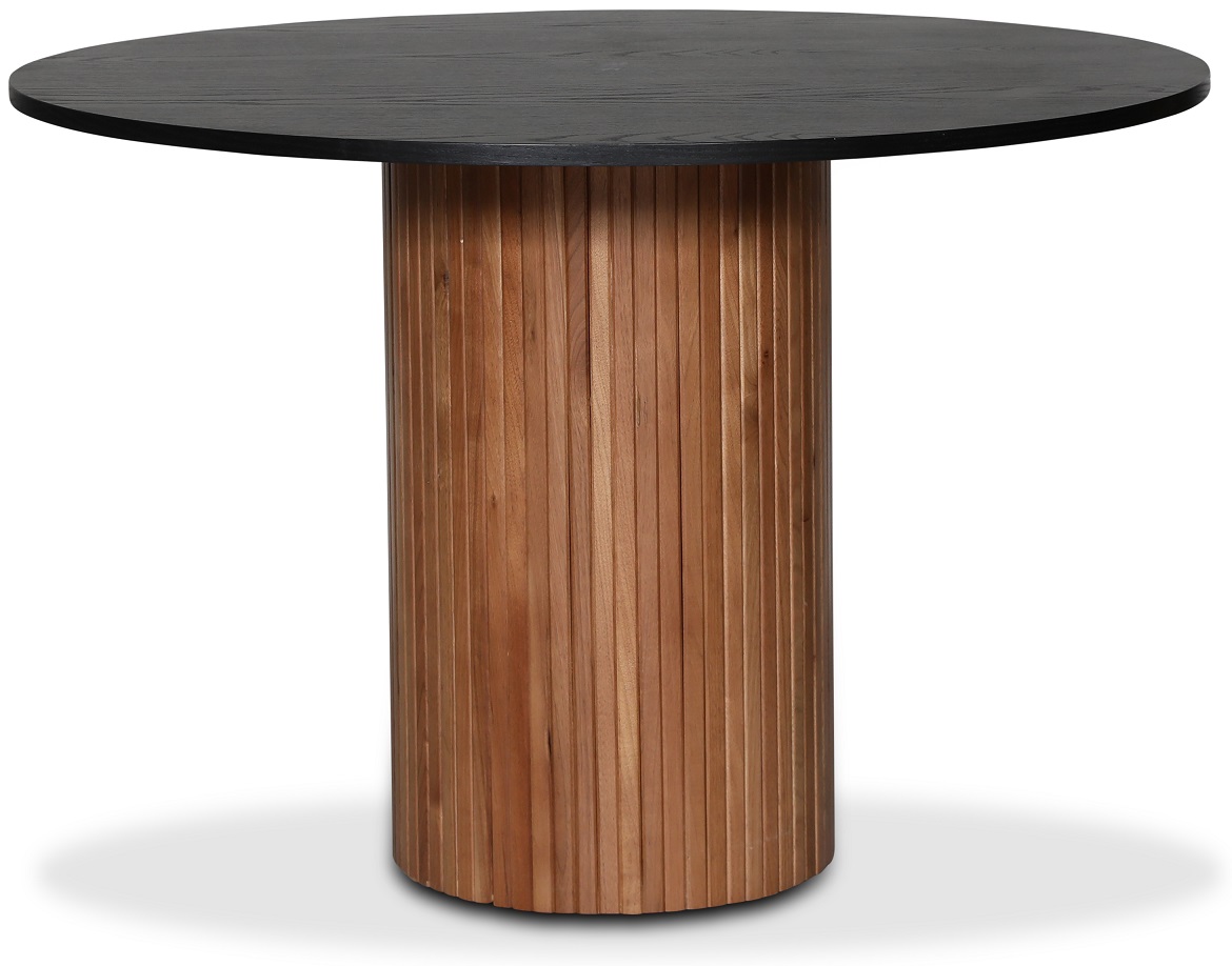 Korsbacken Runt Matbord 110 Cm Valn t Svartbetsad Ek 7990 Kr 