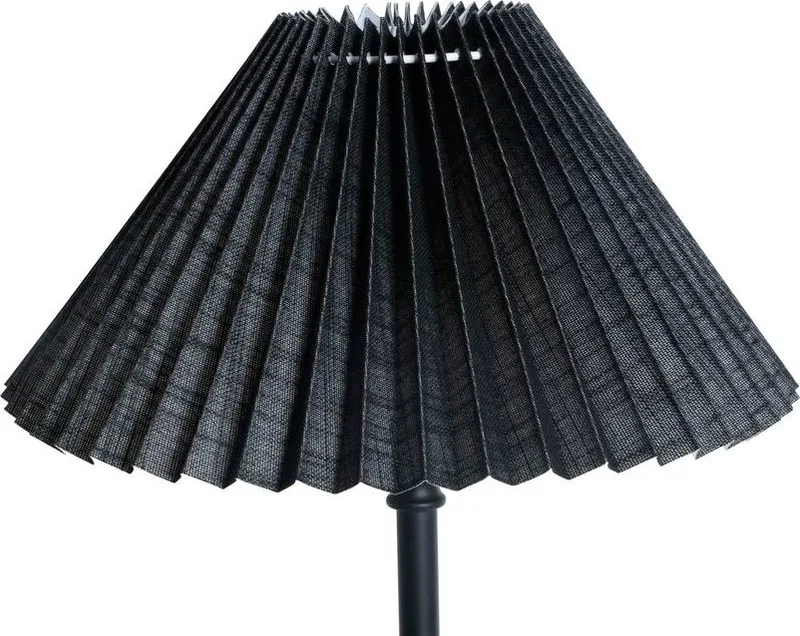 Lampskärm Veck Ø10/40/H22 cm - Svart - Products - Belysning - Belysningstillbehör - Lampskärm