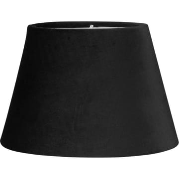 Oval Sammet lampskärm - Svart - 20 cm - Svart - Products - Belysning - Belysningstillbehör - Lampskärm