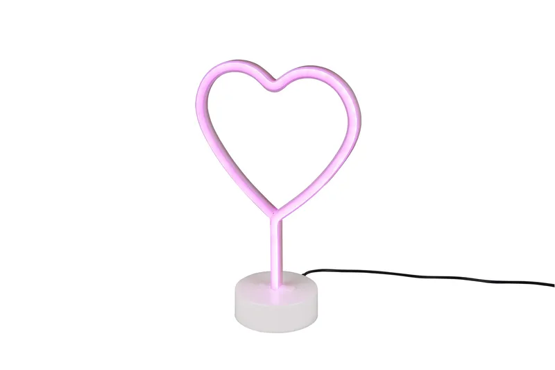 Heart LED Bordslampa vit - Vit - Products - Belysning - Lampor & belysning inomhus - Bordslampa