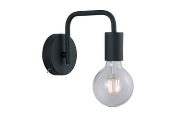Diallo Vägglampa E27 mattsvart - Matt svart - Products - Belysning - Lampor & belysning inomhus - Vägglampa