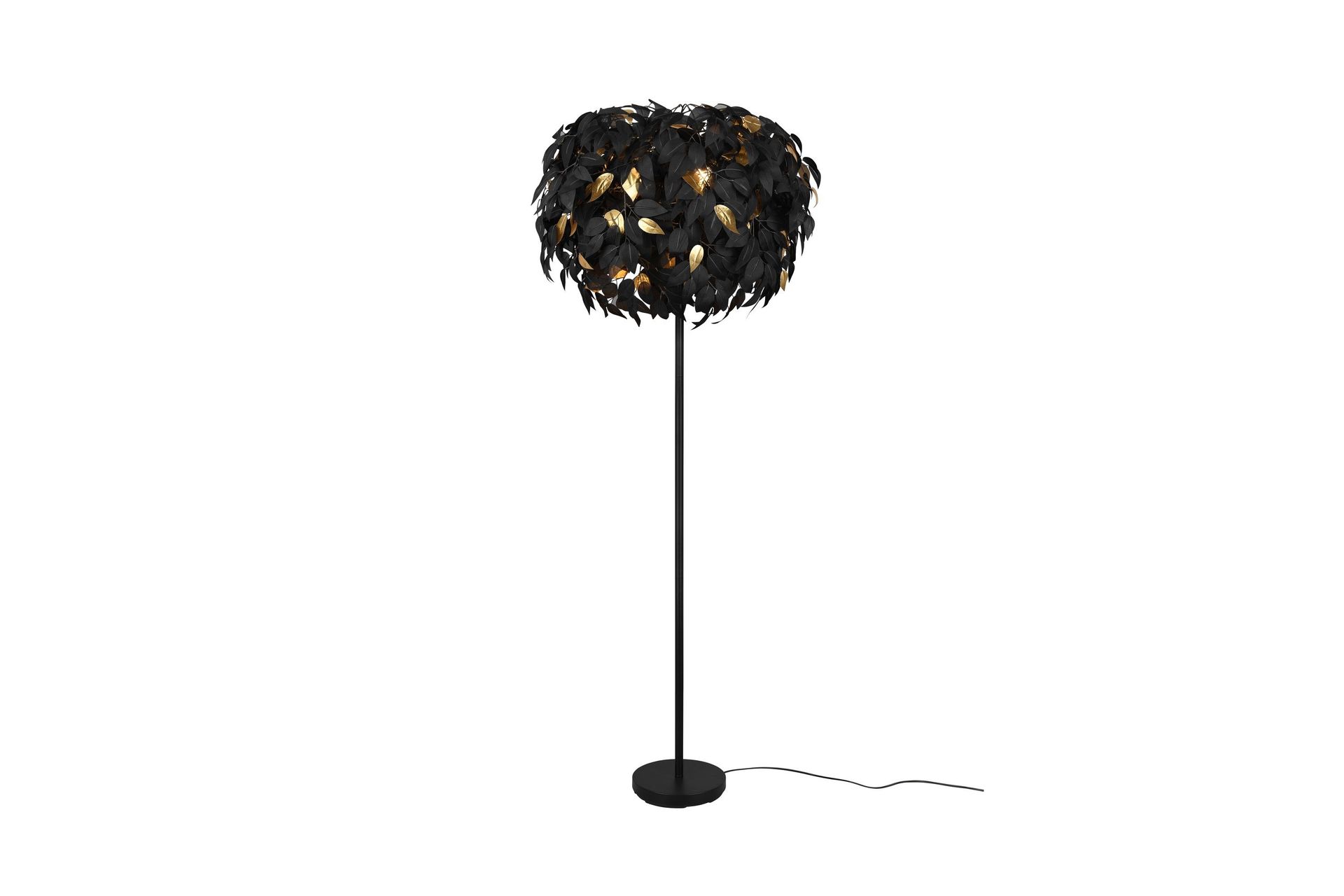 Leavy Golvlampa 3xE14 mattsvart