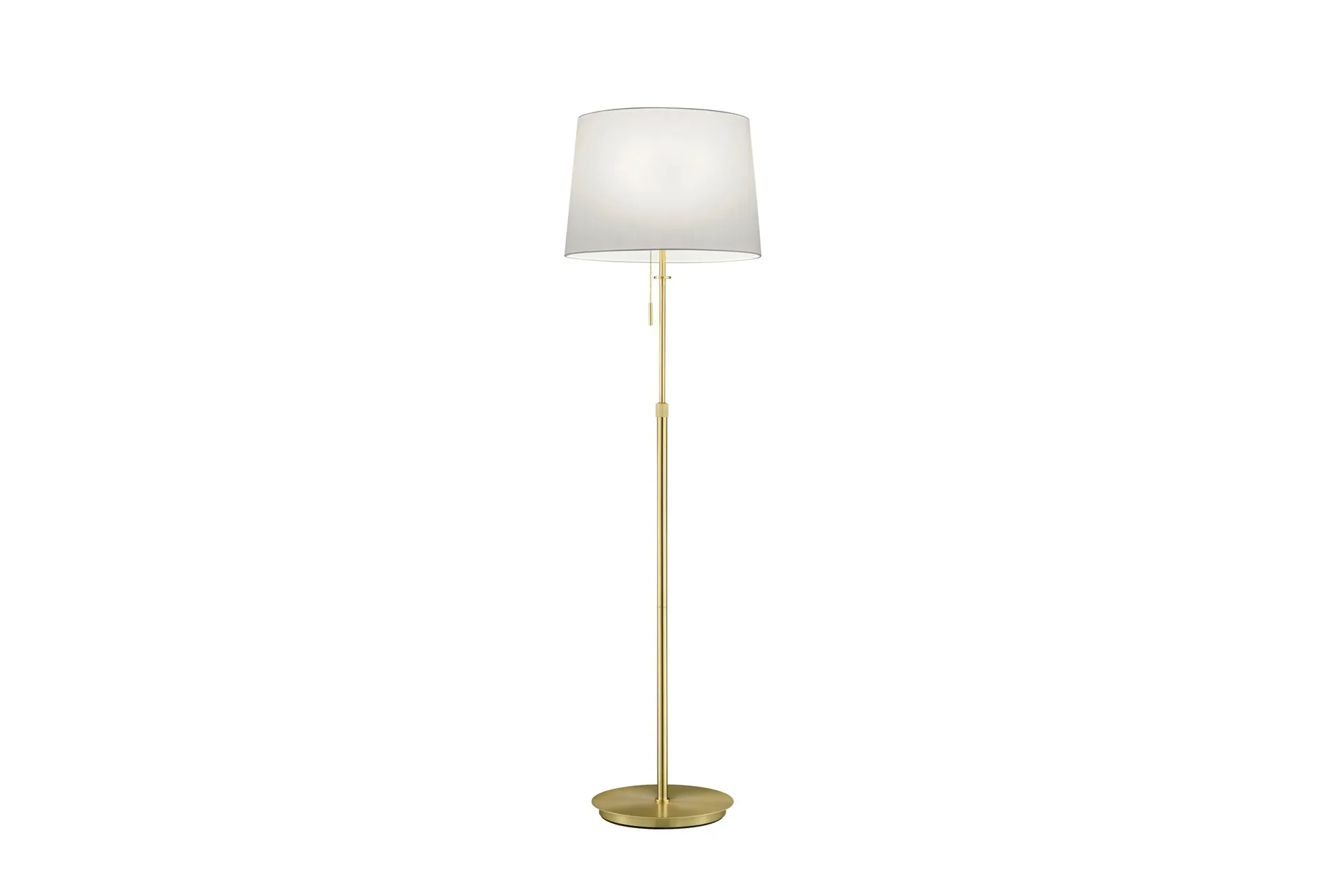 Lyon Golvlampa 3L E27 mattmässing