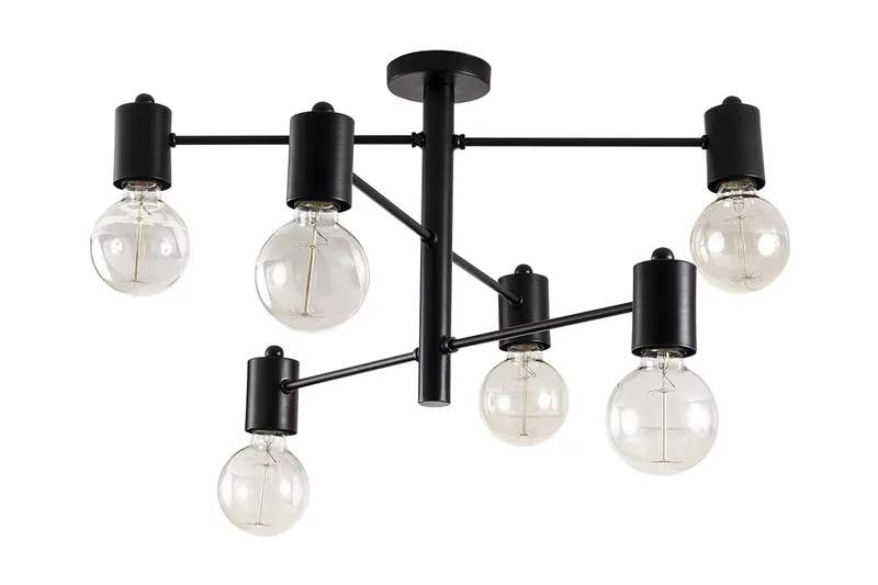 Opviq Hexa Taklampa - Svart - Products - Belysning - Lampor & belysning inomhus - Taklampa & takbelysning - Takplafond