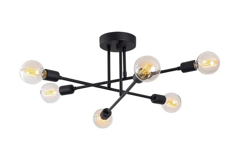 Opviq Tel Stor Taklampa Plafond - Vardagsrum - Sovrum - Kök - Svart - Products - Belysning - Lampor & belysning inomhus - Taklampa & takbelysning