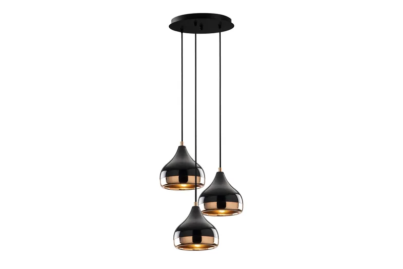 Opviq Yildo Taklampa - Svart/Koppar - Products - Belysning - Lampor & belysning inomhus - Taklampa & takbelysning