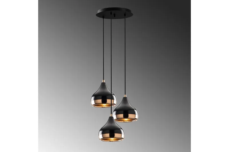 Opviq Yildo Taklampa - Svart/Koppar - Products - Belysning - Lampor & belysning inomhus - Taklampa & takbelysning