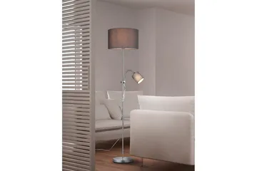 Owen Golvlampa E27+E14 grå - Grå - Products - Belysning - Lampor & belysning inomhus - Golvlampa