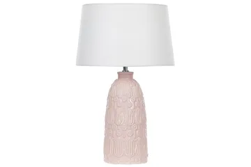 Azzurvi Bordslampa 56 cm E27 - Rosa/Vit - Products - Belysning - Lampor & belysning inomhus - Sovrumslampa - Sänglampa - Sängbordslampa