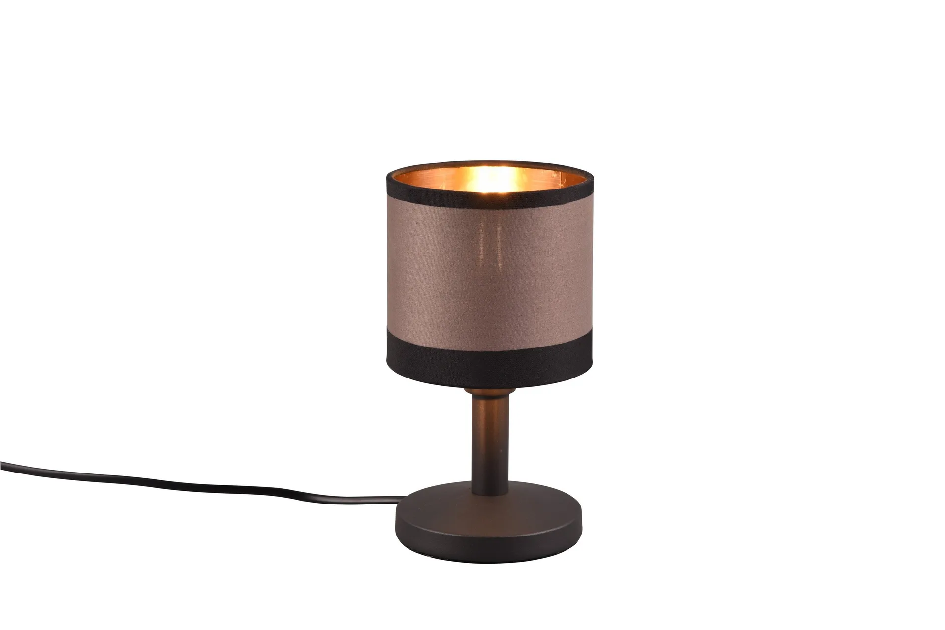 Davos Bordslampa E14 mattsvart/ greige