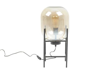 Elements Bordslampa - Champagne/Svart/Glas/Metall - Products - Belysning - Lampor & belysning inomhus - Sovrumslampa - Sänglampa - Sängbordslampa
