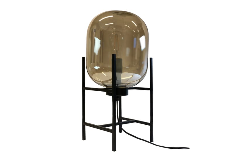 Elements Bordslampa - Champagne/Svart/Glas/Metall - Products - Belysning - Lampor & belysning inomhus - Sovrumslampa - Sänglampa - Sängbordslampa