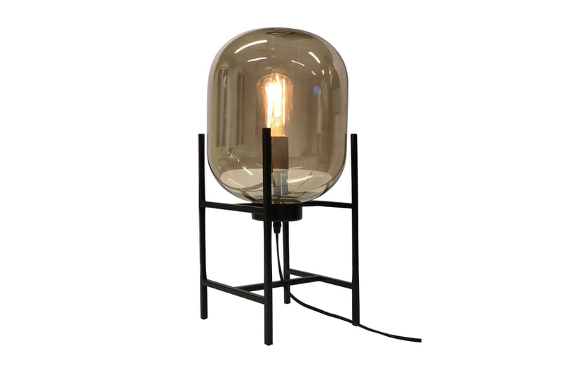 Elements Bordslampa - Champagne/Svart/Glas/Metall - Products - Belysning - Lampor & belysning inomhus - Sovrumslampa - Sänglampa - Sängbordslampa