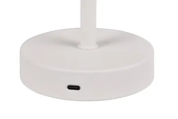 Jeff LED Bordslampa mattvit uppladdningsbar - Matt vit - Products - Belysning - Lampor & belysning inomhus - Sovrumslampa - Sänglampa - Sängbordslampa