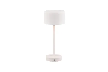 Jeff LED Bordslampa mattvit uppladdningsbar - Matt vit - Products - Belysning - Lampor & belysning inomhus - Sovrumslampa - Sänglampa - Sängbordslampa
