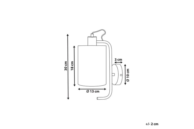Kallisti Vägglampa E27 - Koppar/Vit - Products - Belysning - Lampor & belysning inomhus - Sovrumslampa - Sänglampa - Sänglampa vägg