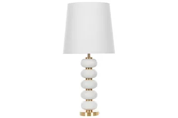 Laros Bordslampa 80 cm E27 - Vit/Guld - Products - Belysning - Lampor & belysning inomhus - Sovrumslampa - Sänglampa - Sängbordslampa