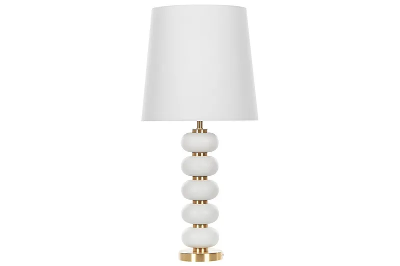 Laros Bordslampa 80 cm E27 - Vit/Guld - Products - Belysning - Lampor & belysning inomhus - Sovrumslampa - Sänglampa - Sängbordslampa