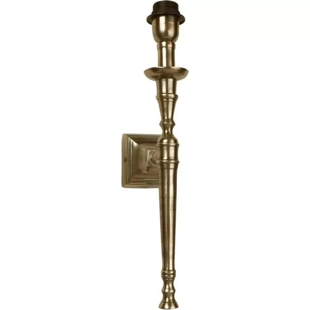 Salong vägglampa - Antikmässing - 45 cm