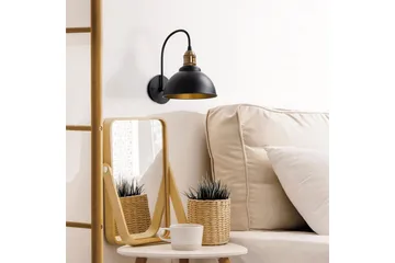 Vägglampa Masatsune Svart / Antik - Svart / Antik - Products - Belysning - Lampor & belysning inomhus - Sovrumslampa - Sänglampa - Sänglampa vägg