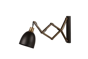 Vägglampa Sugana Lyra Svart / Vintage - Beige/Svart - Products - Belysning - Lampor & belysning inomhus - Sovrumslampa - Sänglampa - Sänglampa vägg