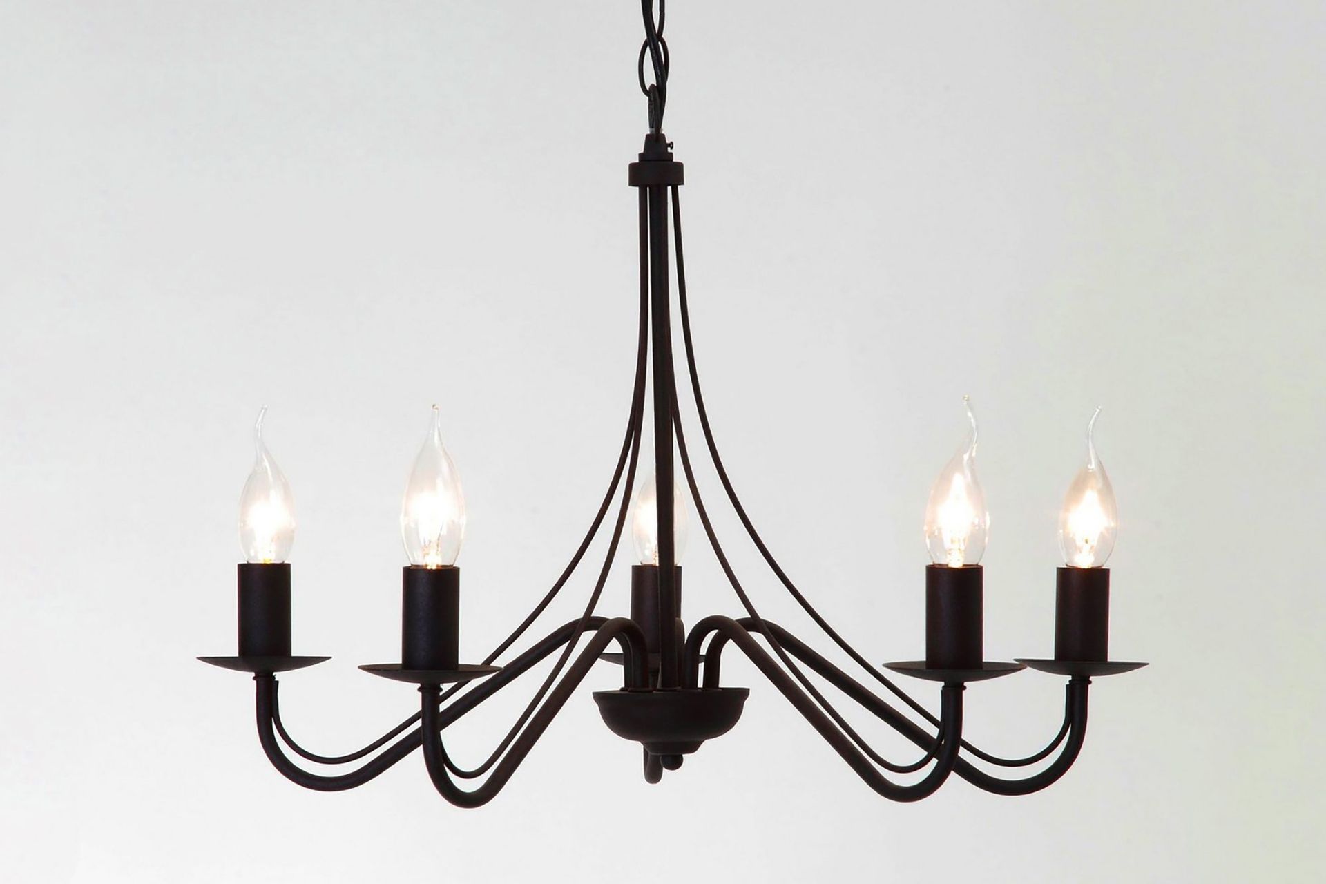 Country Ljuskrona 5L E14 rustik