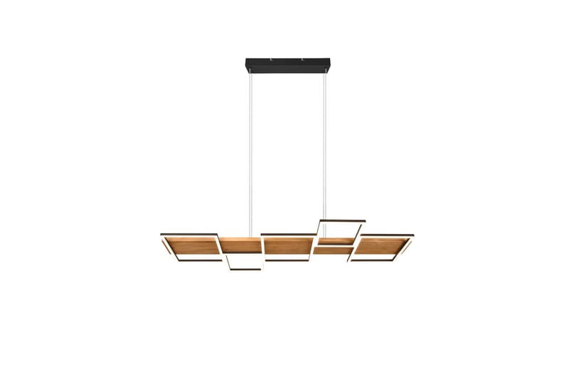 Harper LED Taklampa mattsvart/ trä - Trä - Products - Belysning - Lampor & belysning inomhus - Taklampa & takbelysning - Kökslampa & taklampa kök