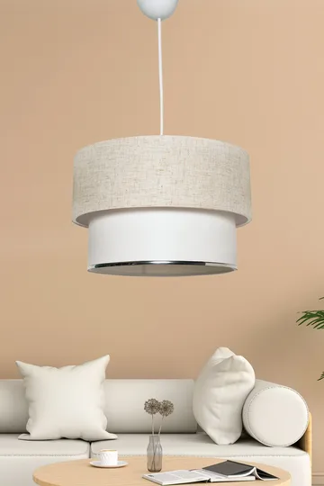 Taklampa Aviz - Cream/vit - Products - Belysning - Lampor & belysning inomhus - Taklampa & takbelysning - Pendellampa & hänglampa