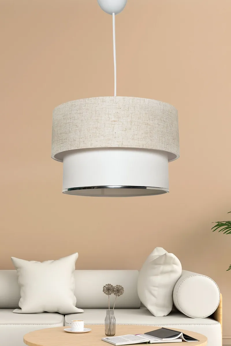 Taklampa Aviz - Cream/vit - Products - Belysning - Lampor & belysning inomhus - Taklampa & takbelysning - Pendellampa & hänglampa