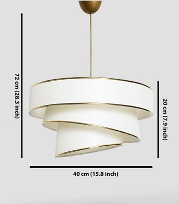 Taklampa Couper 40 cm - Guld - Products - Belysning - Lampor & belysning inomhus - Taklampa & takbelysning - Pendellampa & hänglampa