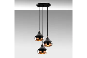 Taklampa Sood Koppar / Svart - Koppar / Svart - Products - Belysning - Lampor & belysning inomhus - Taklampa & takbelysning - Pendellampa & hänglampa