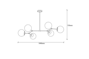 Taklampa Sudatoor Fibran Svart / Vit - Svart / Vit - Products - Belysning - Lampor & belysning inomhus - Taklampa & takbelysning - Pendellampa & hänglampa