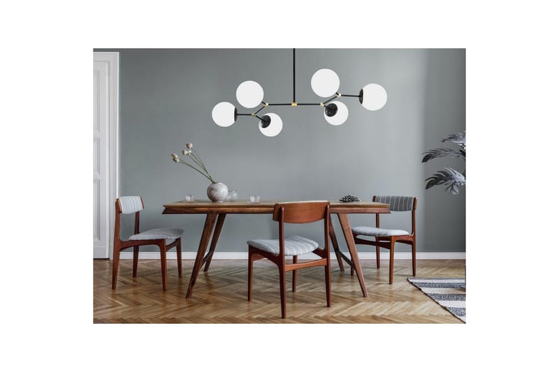 Taklampa Sudatoor Fibran Svart / Vit - Svart / Vit - Products - Belysning - Lampor & belysning inomhus - Taklampa & takbelysning - Pendellampa & hänglampa