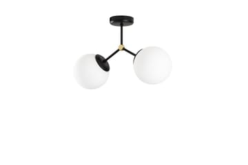 Taklampa Sudatoor Svart / Vit - Svart / Vit - Products - Belysning - Lampor & belysning inomhus - Taklampa & takbelysning - Takplafond