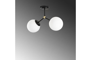 Taklampa Sudatoor Svart / Vit - Svart / Vit - Products - Belysning - Lampor & belysning inomhus - Taklampa & takbelysning - Takplafond