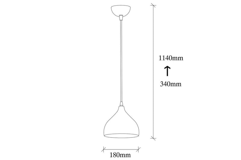 Taklampa Thela Svart - Svart - Products - Belysning - Lampor & belysning inomhus - Taklampa & takbelysning - Pendellampa & hänglampa