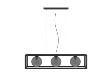 Takpendel Eglo Arangona Svart/Grå Ram med 3 Lampor - Products - Belysning - Lampor & belysning inomhus - Taklampa & takbelysning - Pendellampa & hänglampa