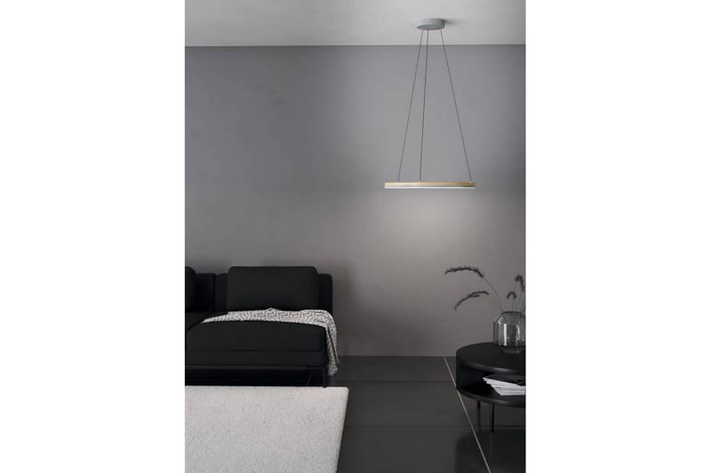Takpendel Eglo Cadinaro Grå/Trä Rondell - Products - Belysning - Lampor & belysning inomhus - Taklampa & takbelysning - Pendellampa & hänglampa