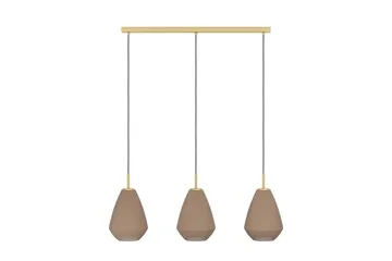 Takpendel Eglo Caprarola med 3 Lampor - Mässing - Products - Belysning - Lampor & belysning inomhus - Taklampa & takbelysning - Pendellampa & hänglampa