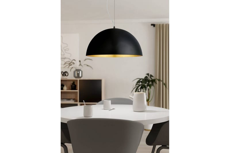 Takpendel Eglo Gaetano 1 Ø530 mm Svart, Guld - Svart/Guld - Products - Belysning - Lampor & belysning inomhus - Taklampa & takbelysning - Pendellampa & hänglampa