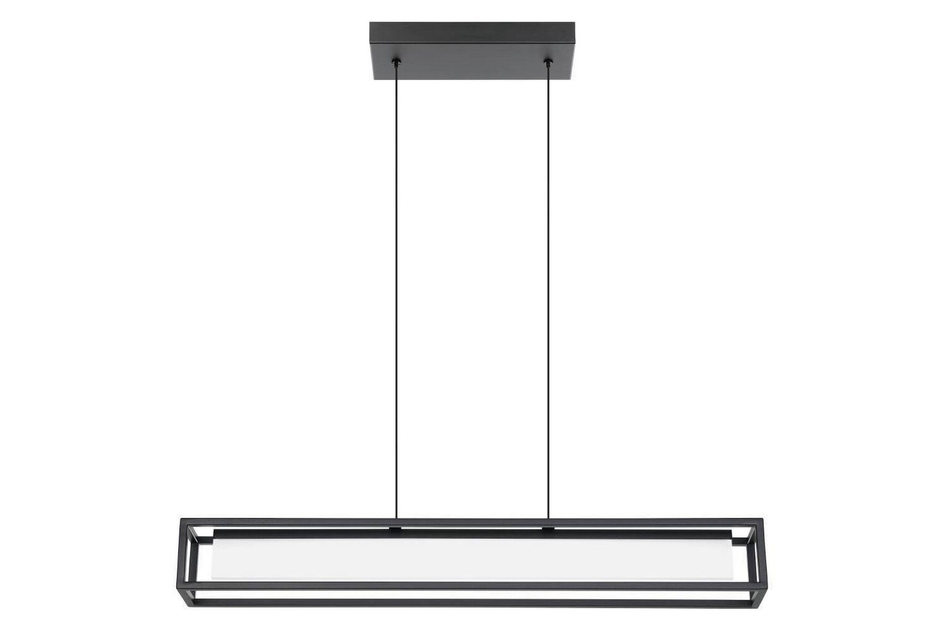 Takpendel Eglo Gualajo Avlång Svart