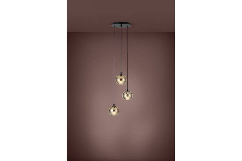 Takpendel Eglo Lemorieta Svart/Guld Rondell med 3 Lampor - Products - Belysning - Lampor & belysning inomhus - Taklampa & takbelysning - Pendellampa & hänglampa